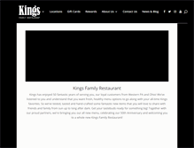 Tablet Screenshot of kingsfamily.com